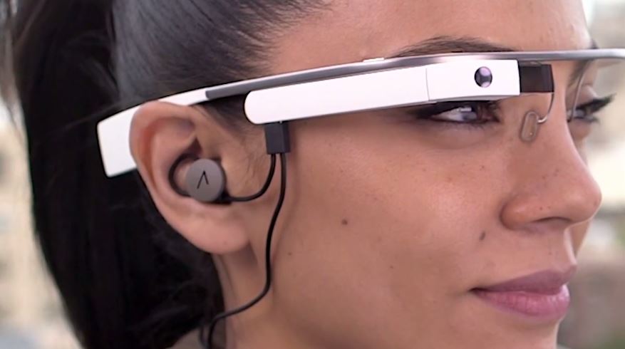 Google Glass with a regular ear piece