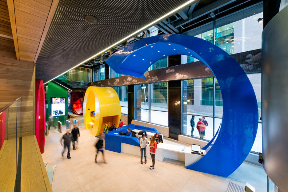 Google's headquarters in Dublin have one of the most creative spaces among the giant company's domain around the globe. Image Credit: Home Designing