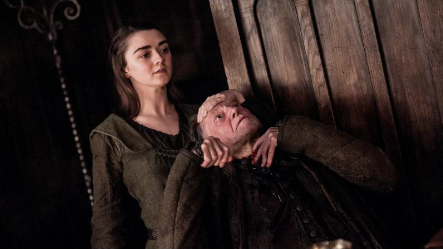 Maisie Williams Promises “Sh*t Gets Real” on Game of Thrones Season 7. Image Source: EW