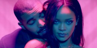 Drake celebrates Rihanna's success with a giant billboard in LA