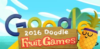 Google launches the Doodle Fruit Games to honor Rio 2016