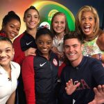 Zac Efron, Simone Biles, Rio 2016