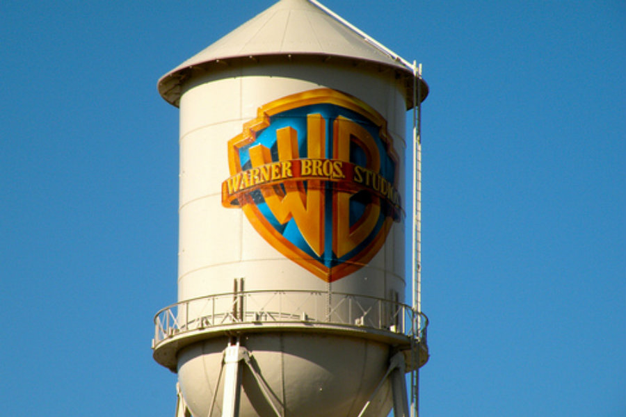A shot of the famous Warner Bros. Pictures' water tower. Image Source: Flickr