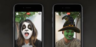 How to use Halloween masks and reactions on Facebook