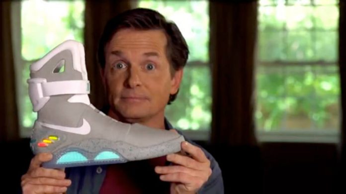 Nike & Michael J. Fox raffle off Back To The Future shoes