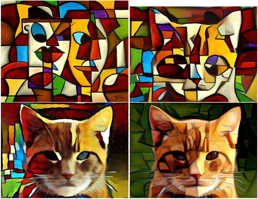Style Transfer example. 