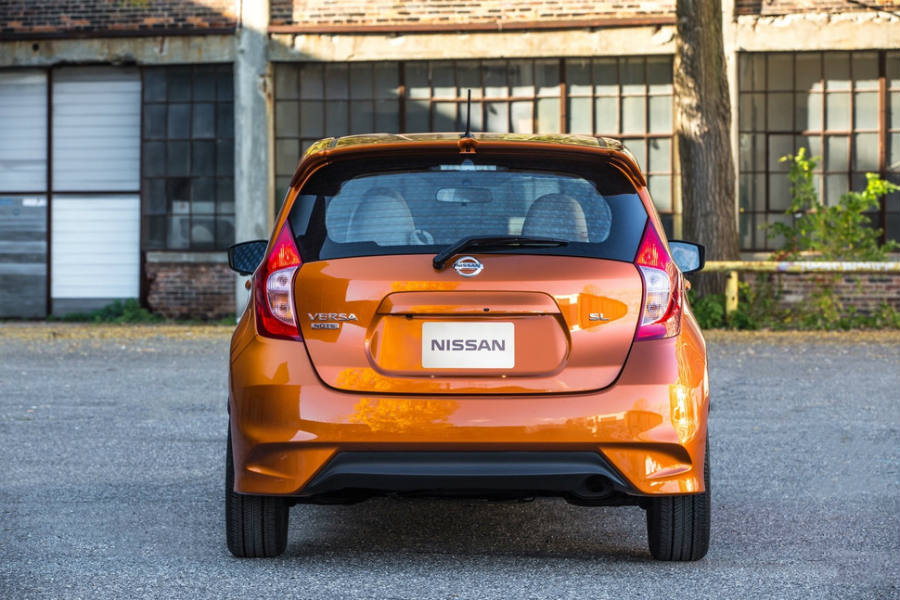 2017 Nissan Versa Note rear picture. Image: Digital Trend. 