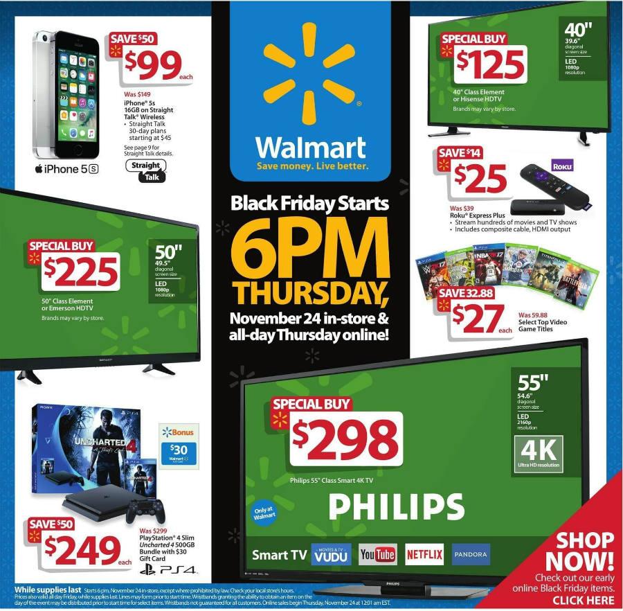 Walmart's Black Friday deals highlights - What Time Are Black Friday Deals At Walmart