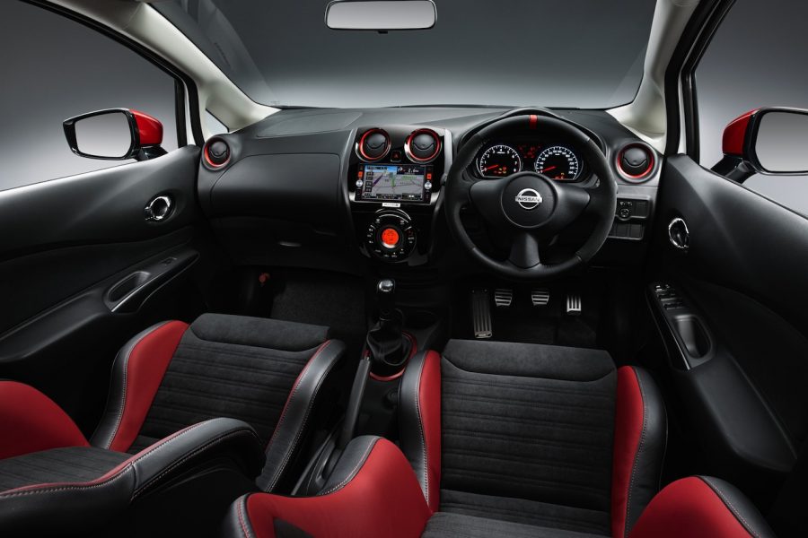 A shot from Nissan Note Nismo's interior design. Image Source: Slash Gear
