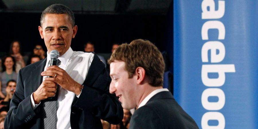 Former President of the U.S., Barack Obama brought the misinformation topic more than once when talking with Mark Zuckerberg, Facebook's CEO. Image Source: Business Insider