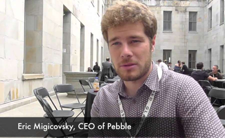 Eric Migicovsky, Pebble ex-CEO. 