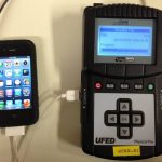 Cellebrite UFED device connected to an iPhone 4.