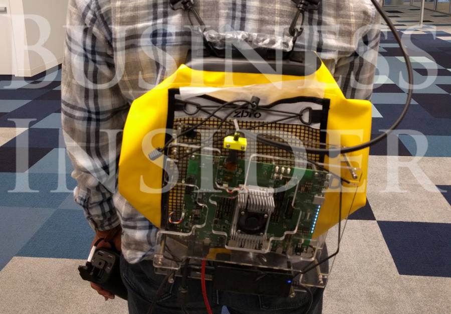 Magic Leap prototype backpack and controller 