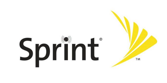 Sprint logo with wireless theme