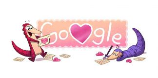 Valentine-day-google-doodle-pangolin