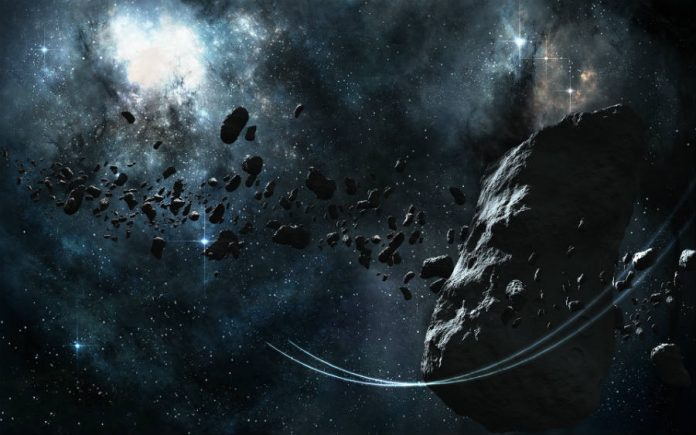 Asteroid digital art