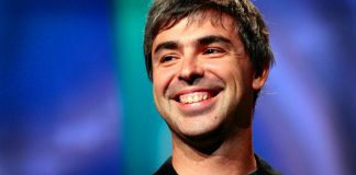 Larry Page laughing