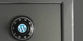 A safebox with the Wordpress logo