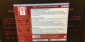 Computer infected with ransomware