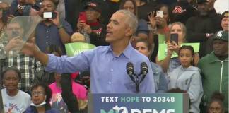 Barack Obama Tells Heckler to Behave Himself during Michigan Rally